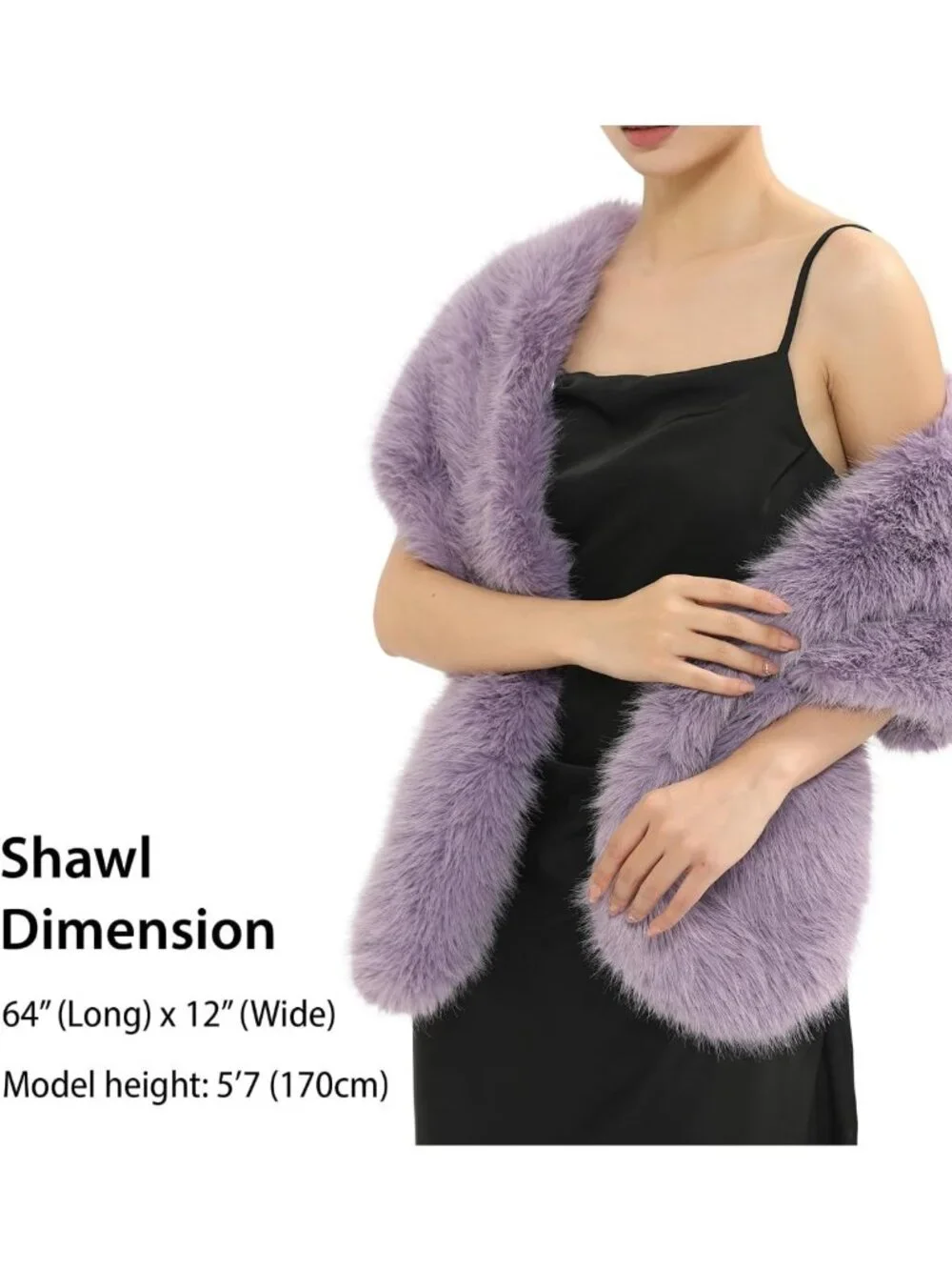 Cozy Faux Fur Collar Scarf for Women - Stylish Neck Shrug for Fall & Winter
